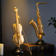 Modern light luxury violin model ornaments