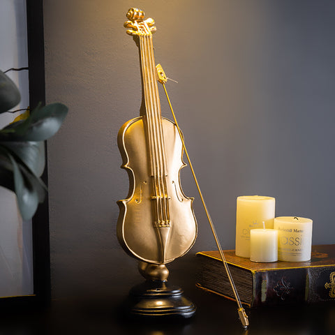 Modern light luxury violin model ornaments