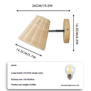 Rattan Wall Lamp