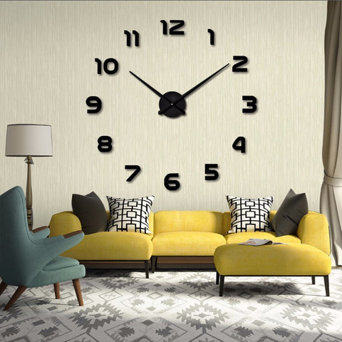 Living Room Super Acrylic DIY Wall Clock