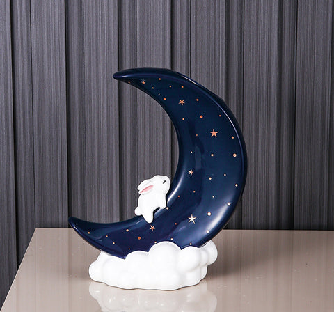 Moon Vase Decoration Living Room Flower