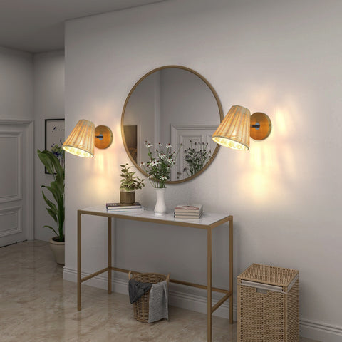 Rattan Wall Lamp